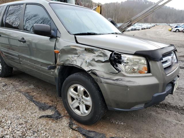 Photo 9 from auction – 2007 HONDA PILOT LX with VIN 5FNYF28177B011289