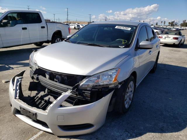 Photo 2 from auction – 2013 NISSAN SENTRA S with VIN 3N1AB7AP1DL563718