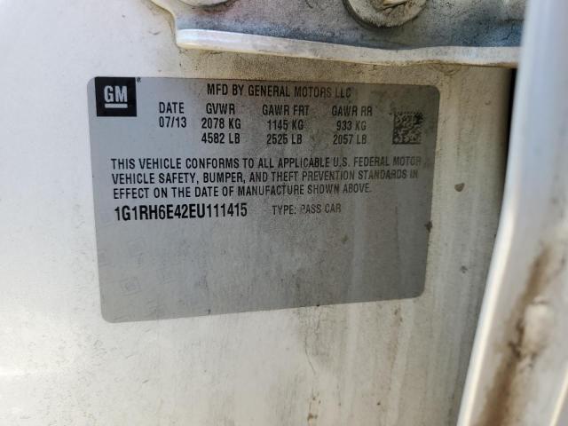 Photo 10 from auction – 2014 CHEVROLET VOLT with VIN 1G1RH6E42EU111415