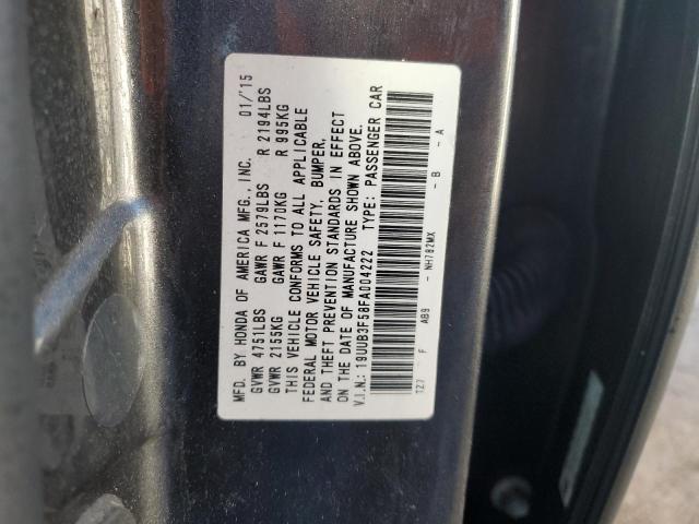 Foto 10 de la subasta – 2015 ACURA TLX TECH con VIN 19UUB3F58FA004222