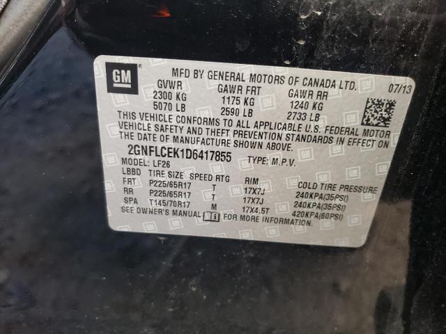 Photo 10 from auction – 2013 CHEVROLET EQUINOX LS with VIN 2GNFLCEK1D6417855