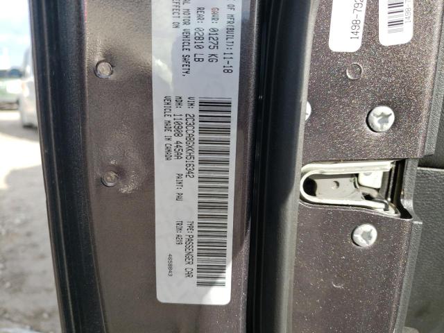 Photo 10 from auction – 2019 CHRYSLER 300 S with VIN 2C3CCABGXKH516342