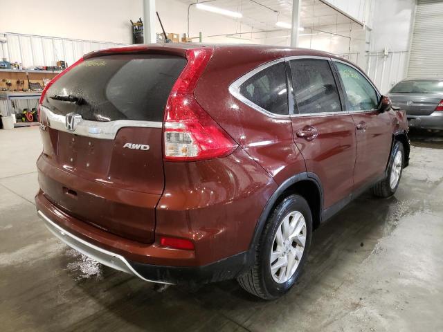Photo 4 from auction – 2016 HONDA CR-V EX with VIN 5J6RM4H56GL020677