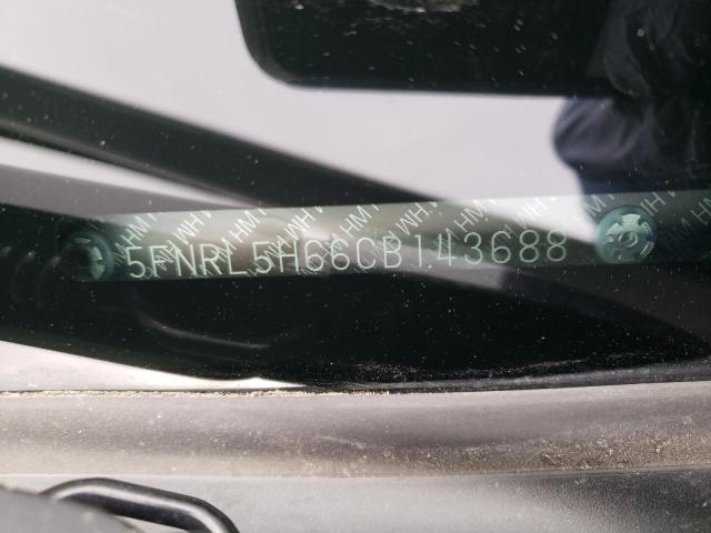 Photo 10 from auction – 2012 HONDA ODYSSEY EX with VIN 5FNRL5H66CB143688
