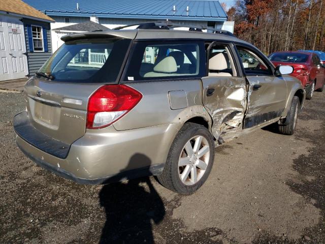 Photo 4 from auction – 2008 SUBARU OUTBACK 2. with VIN 4S4BP61C387308391