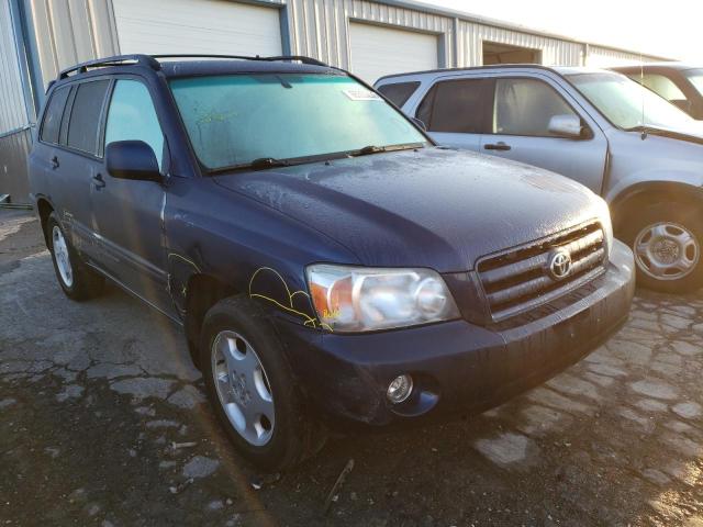 TOYOTA HIGHLANDER 2006 with VIN JTEDP21A460117438 - Photo from auction