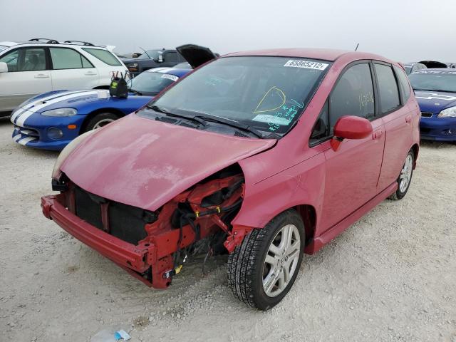Photo 2 from auction – 2007 HONDA FIT S with VIN JHMGD38657S061077