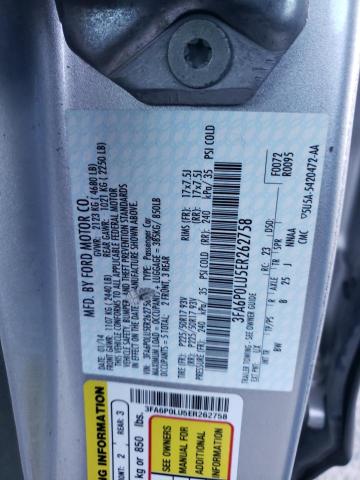 Photo 10 from auction – 2014 FORD FUSION SE with VIN 3FA6P0LU5ER262758