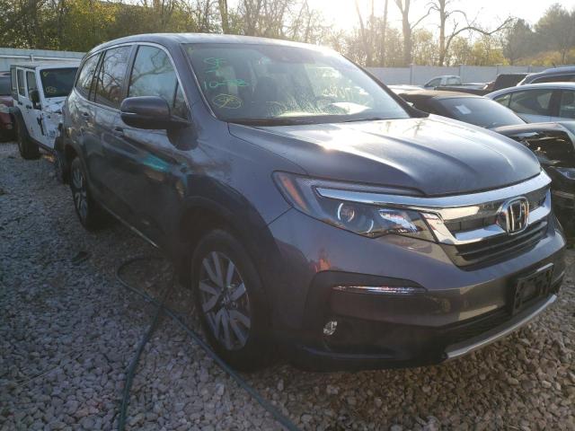 HONDA PILOT EXL 2021 with VIN 5FNYF6H58MB097086 - Photo from auction
