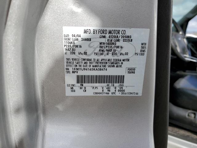 Photo 10 from auction – 2005 FORD ESCAPE LIM with VIN 1FMYU94165KA58474