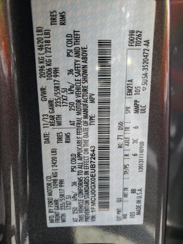 Photo 10 from auction – 2014 FORD ESCAPE with VIN 1FMCU0GX0EUB72643
