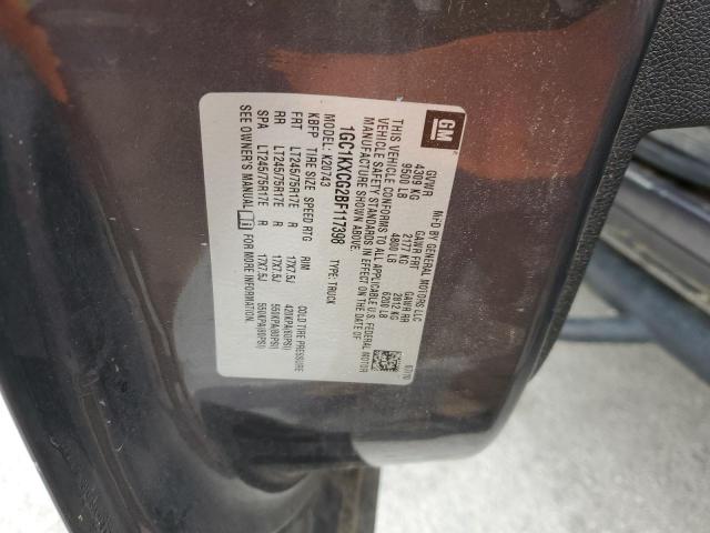 Photo 10 from auction – 2011 CHEVROLET SILVERADO with VIN 1GC1KXCG2BF117398