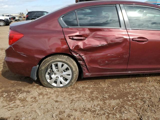 Photo 9 from auction – 2012 HONDA CIVIC LX with VIN 2HGFB2F50CH612896