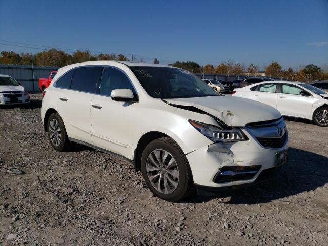 ACURA MDX TECHNO 2015 with VIN 5FRYD3H4XFB014397 - Photo from auction