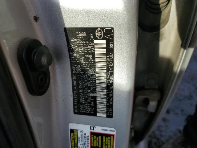 Photo 10 from auction – 2010 TOYOTA COROLLA BA with VIN 2T1BU4EE9AC522237