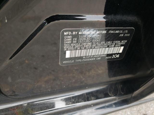 Photo 10 from auction – 2017 MITSUBISHI MIRAGE G4 with VIN ML32F3FJ8HHF09460