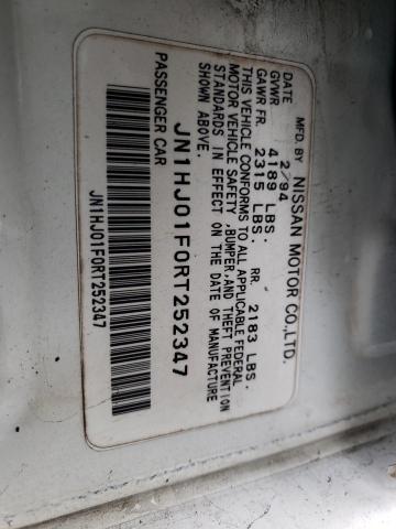 Photo 10 from auction – 1994 NISSAN MAXIMA GXE with VIN JN1HJ01F0RT252347