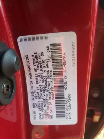 Zdjęcie 10 z aukcji – 2003 TOYOTA COROLLA z VIN 1NXBR38E73Z174656