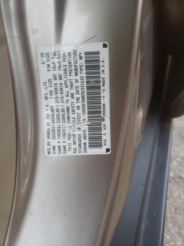Photo 10 from auction – 2005 HONDA CR-V SE with VIN SHSRD78965U331433