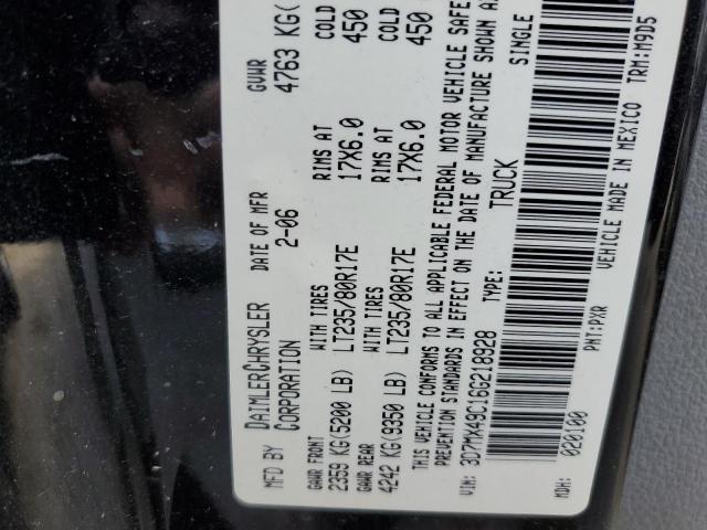 Photo 10 from auction – 2006 DODGE RAM 3500 with VIN 3D7MX49C16G218928