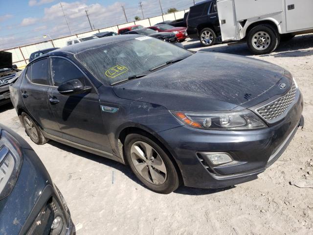 KIA OPTIMA HYB 2015 with VIN KNAGM4AD7F5077792 - Photo from auction