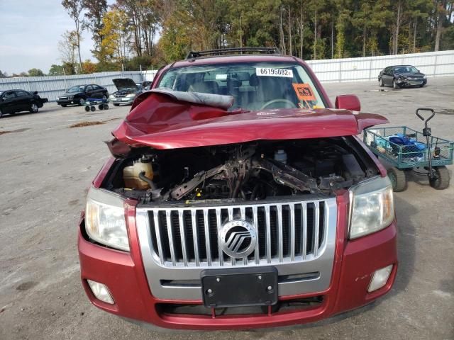 Photo 9 from auction – 2009 MERCURY MARINER PR with VIN 4M2CU87749KJ05218