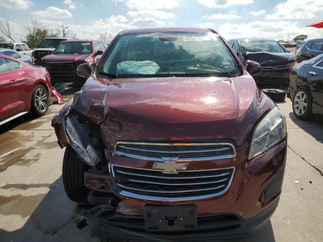 Photo 5 from auction – 2016 CHEVROLET TRAX LS with VIN 3GNCJKSB4GL257302