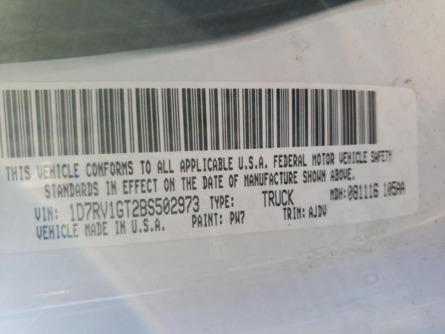 Photo 10 from auction – 2011 DODGE RAM 1500 with VIN 1D7RV1GT2BS502973