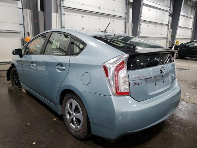 Photo 3 from auction – 2013 TOYOTA PRIUS with VIN JTDKN3DU6D5588472
