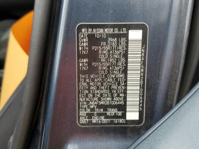 Photo 10 from auction – 2011 NISSAN JUKE S with VIN JN8AF5MR2BT006445