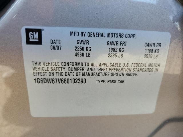 Photo 10 from auction – 2008 CADILLAC STS with VIN 1G6DW67V680102390