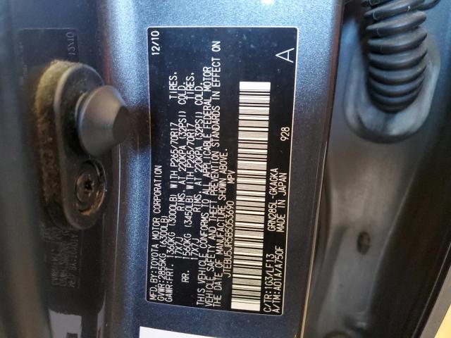 Zdjęcie 10 z aukcji – 2011 TOYOTA 4RUNNER SR z VIN JTEBU5JR5B5053690