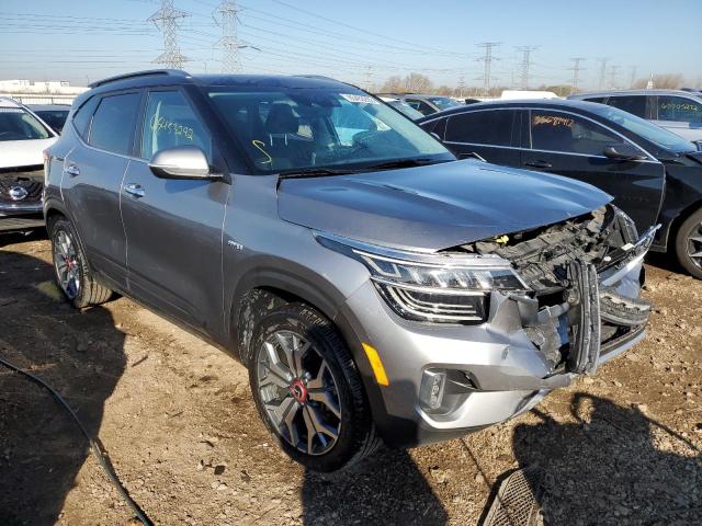 KIA SELTOS SX 2021 with VIN KNDETCA22M7155175 - Photo from auction