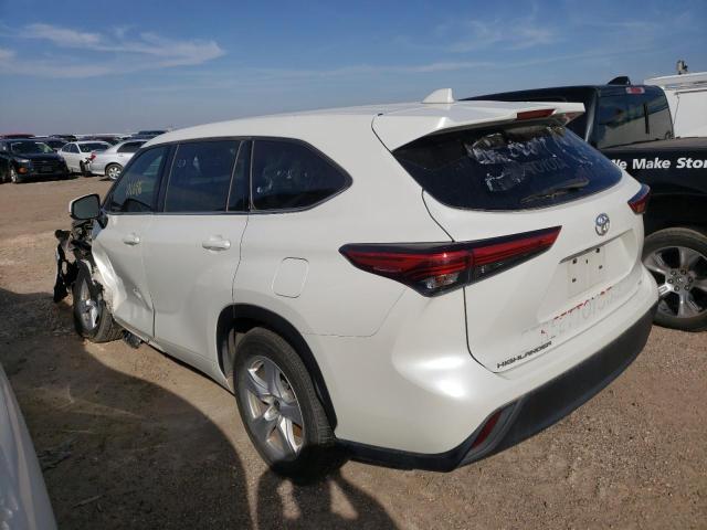 Photo 3 from auction – 2020 TOYOTA HIGHLANDER with VIN 5TDZZRAH7LS506805