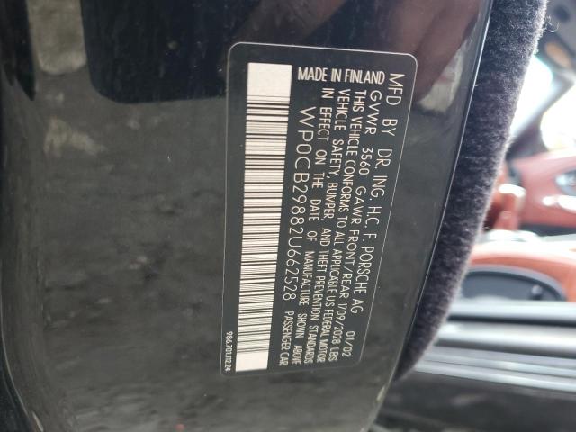 Photo 10 from auction – 2002 PORSCHE BOXSTER S with VIN WP0CB29882U662528