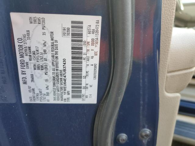 Photo 10 from auction – 2007 FORD EXPLORER E with VIN 1FMEU64E47UB37430
