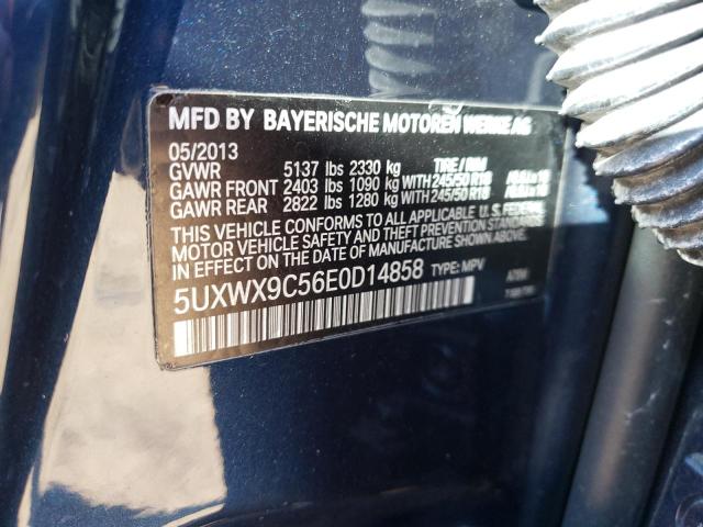 Photo 10 from auction – 2014 BMW X3 XDRIVE with VIN 5UXWX9C56E0D14858