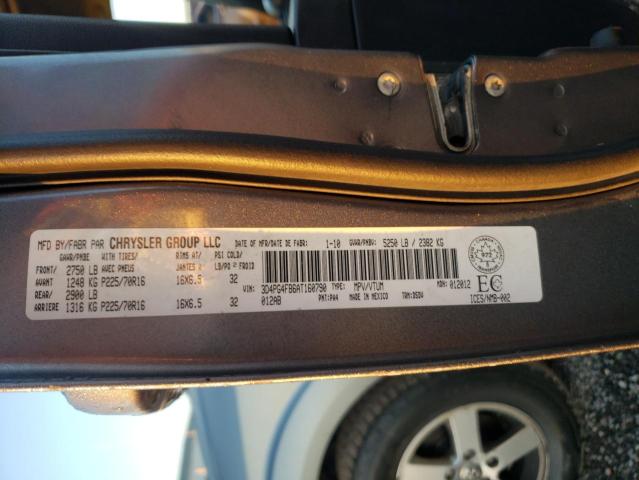 Photo 10 from auction – 2010 DODGE JOURNEY SE with VIN 3D4PG4FB6AT160790