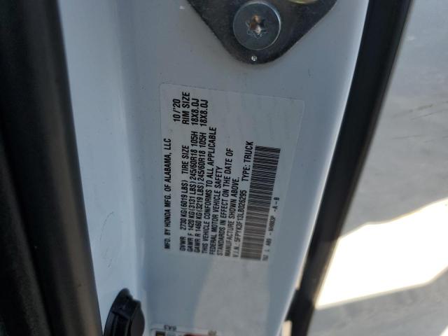 Photo 10 from auction – 2020 HONDA RIDGELINE with VIN 5FPYK3F13LB026295
