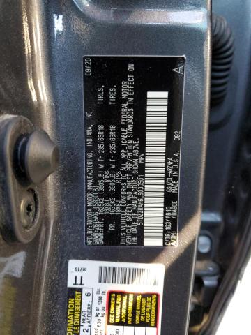 Photo 10 from auction – 2020 TOYOTA HIGHLANDER with VIN 5TDZZRAH6LS030501