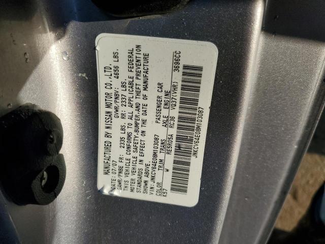 Photo 10 from auction – 2008 INFINITI G37 BASE with VIN JNKCV64E08M103087