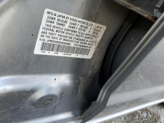Photo 10 from auction – 2009 HONDA FIT with VIN JHMGE88269S060966