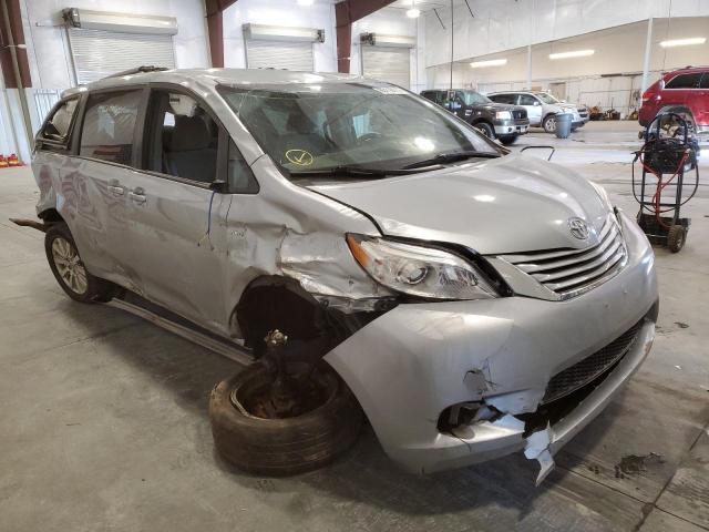 TOYOTA SIENNA LE 2017 with VIN 5TDJZ3DC5HS148170 - Photo from auction
