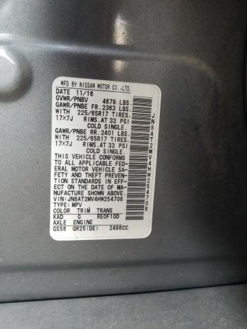 Photo 10 from auction – 2017 NISSAN ROGUE S with VIN JN8AT2MV4HW254708