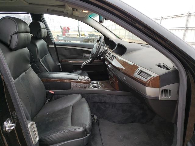 Photo 5 from auction – 2007 BMW 750 with VIN WBAHN83537DT67548