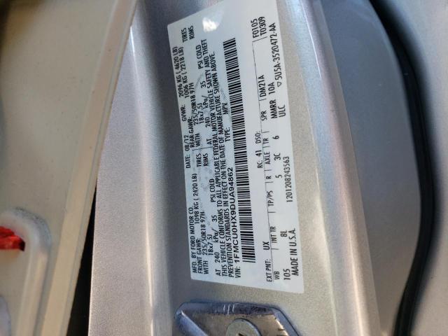 Photo 10 from auction – 2013 FORD ESCAPE SEL with VIN 1FMCU0HX9DUA94862