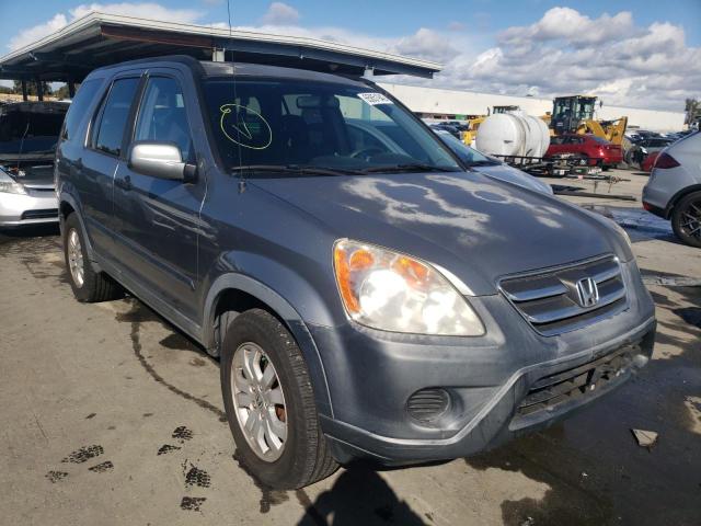HONDA CR-V EX 2006 with VIN JHLRD78896C041722 - Photo from auction