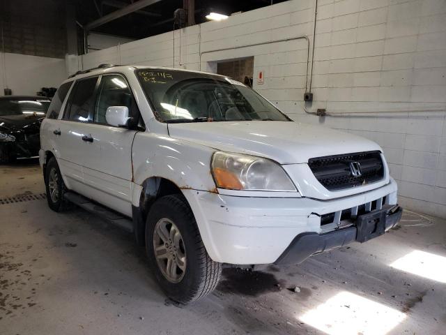 HONDA PILOT EX 2005 with VIN 2HKYF18475H534864 - Photo from auction