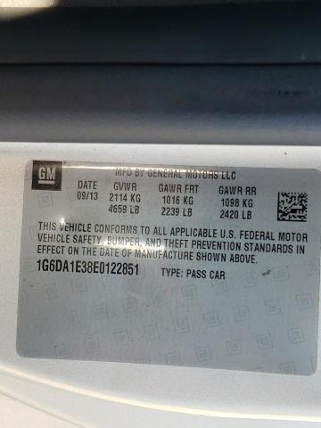 Photo 10 from auction – 2014 CADILLAC CTS with VIN 1G6DA1E38E0122851