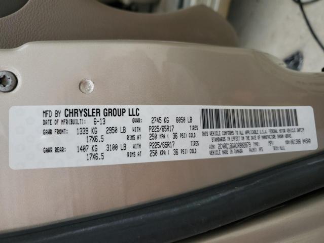 Photo 10 from auction – 2013 CHRYSLER TOWN & COU with VIN 2C4RC1BG0DR802879